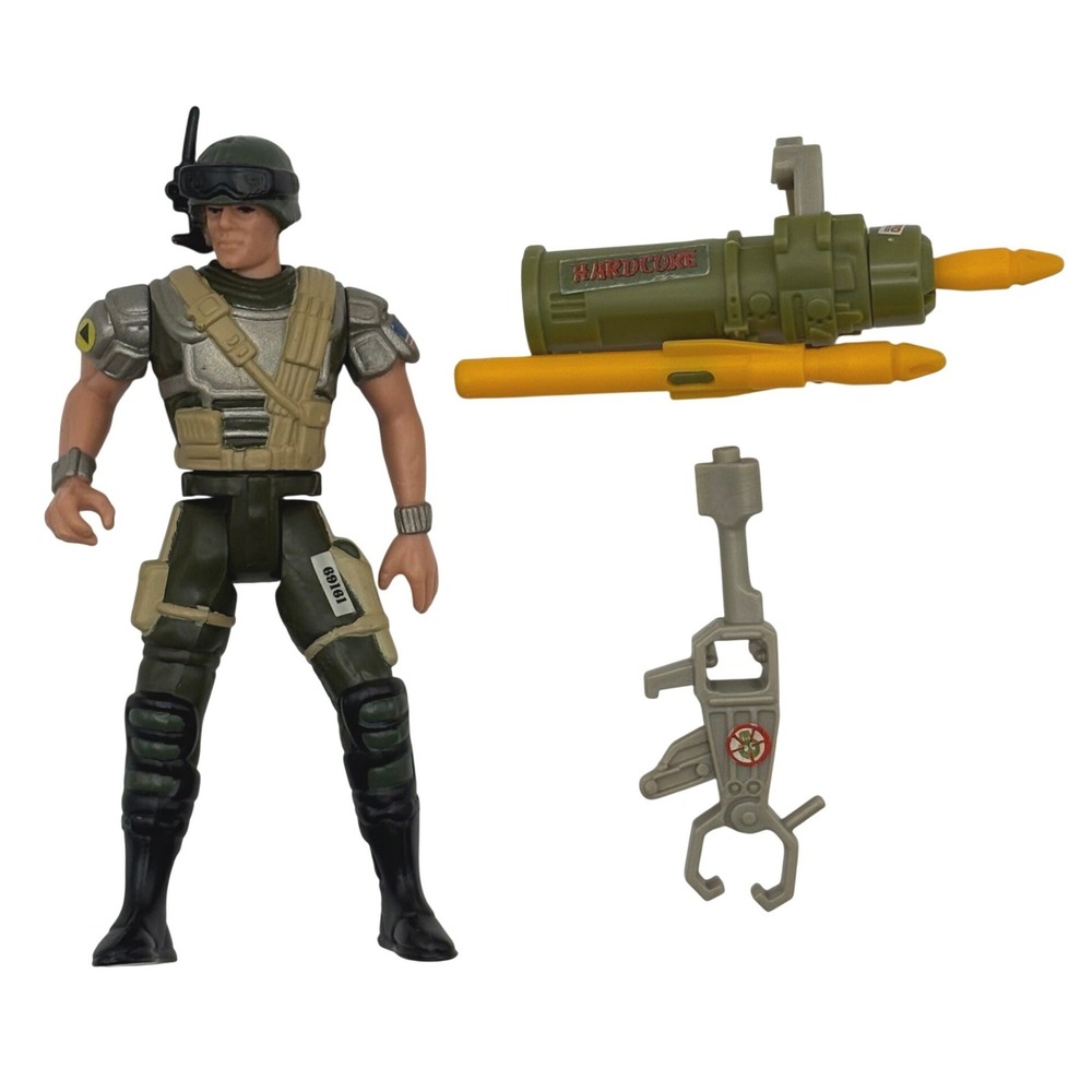 Vtg 1992 Kenner Aliens Space Marine Hicks Figure 100% Complete Missle Launcher